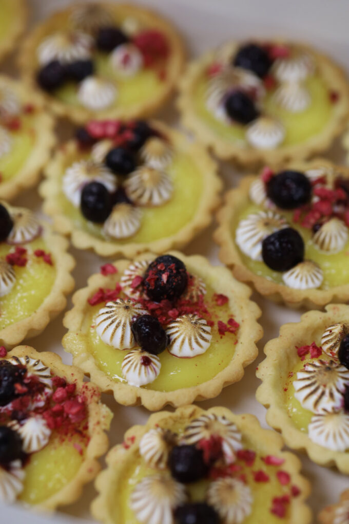 Blueberry Lemon Tart 3 inch