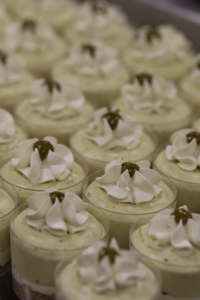 Raspberry Pistachio Cream